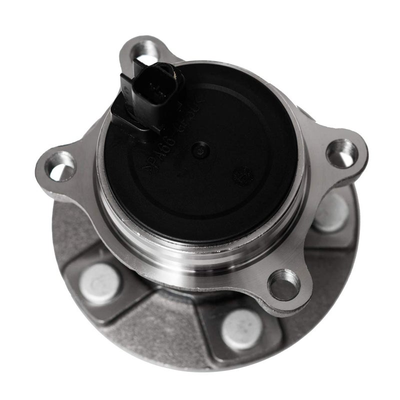 TUCAREST 512466 Rear Wheel Bearing and Hub Assembly Compatible with 2012-2015 2016-2018 Fo-rd Focus (Without Active Park Assist) [5 Stud Hub W/ABS] - Image 3